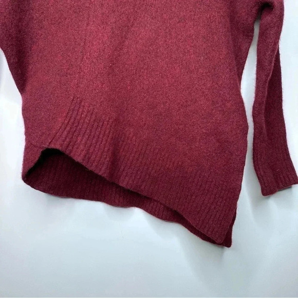 AllSaints Merlot Lock Roll Wool Blend Sweater Size Small - Picture 7 of 10
